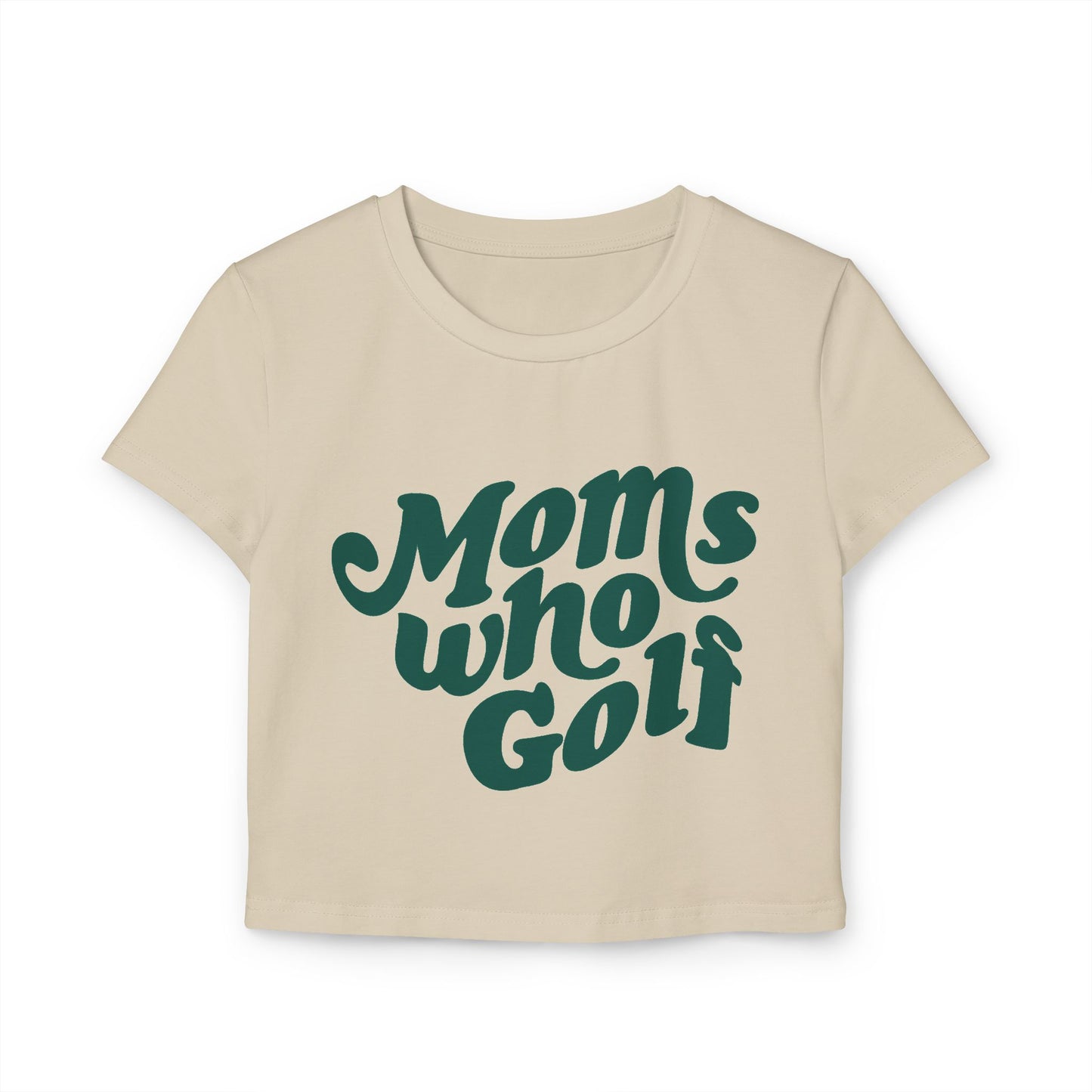 Moms Who Golf Cropped T-Shirt
