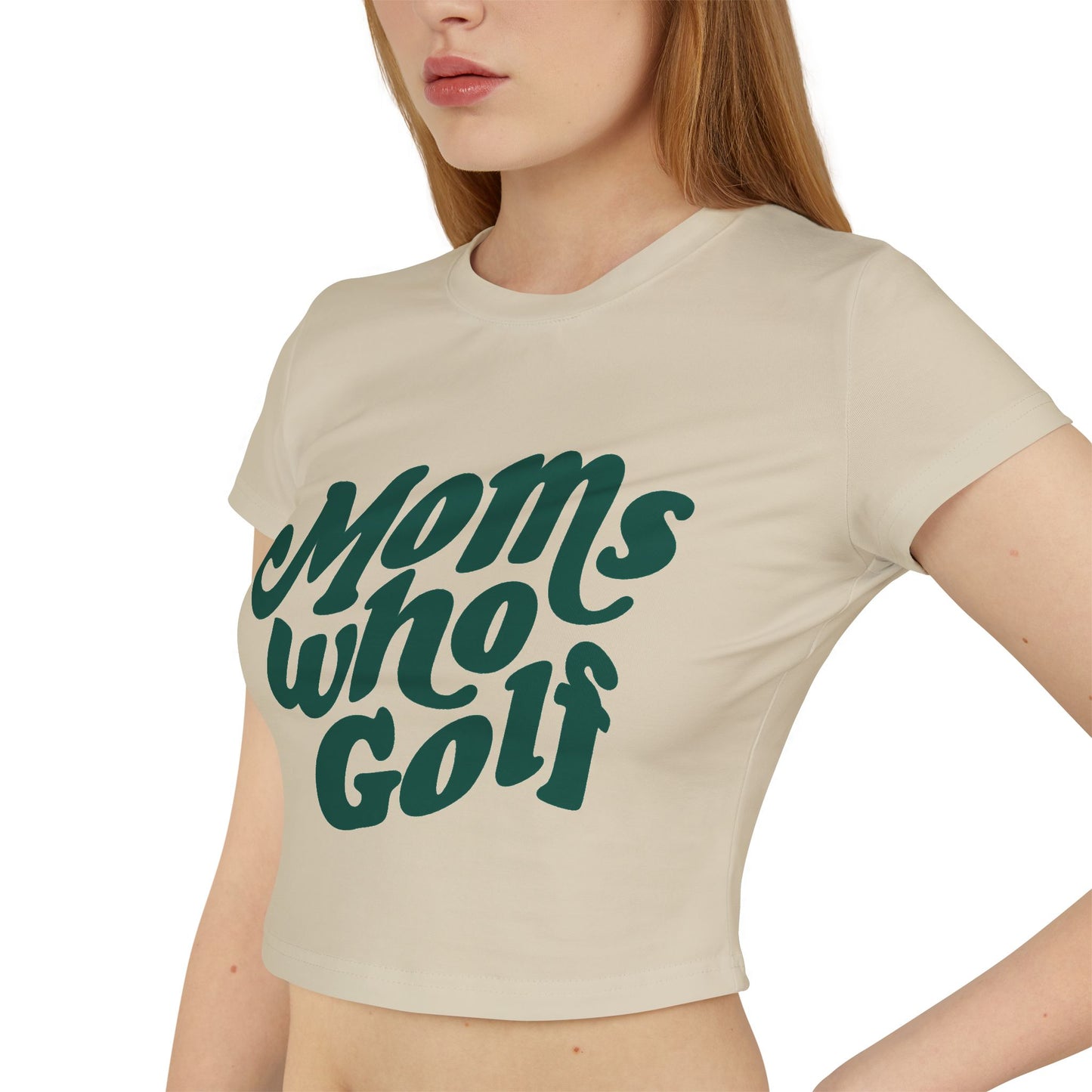 Moms Who Golf Cropped T-Shirt