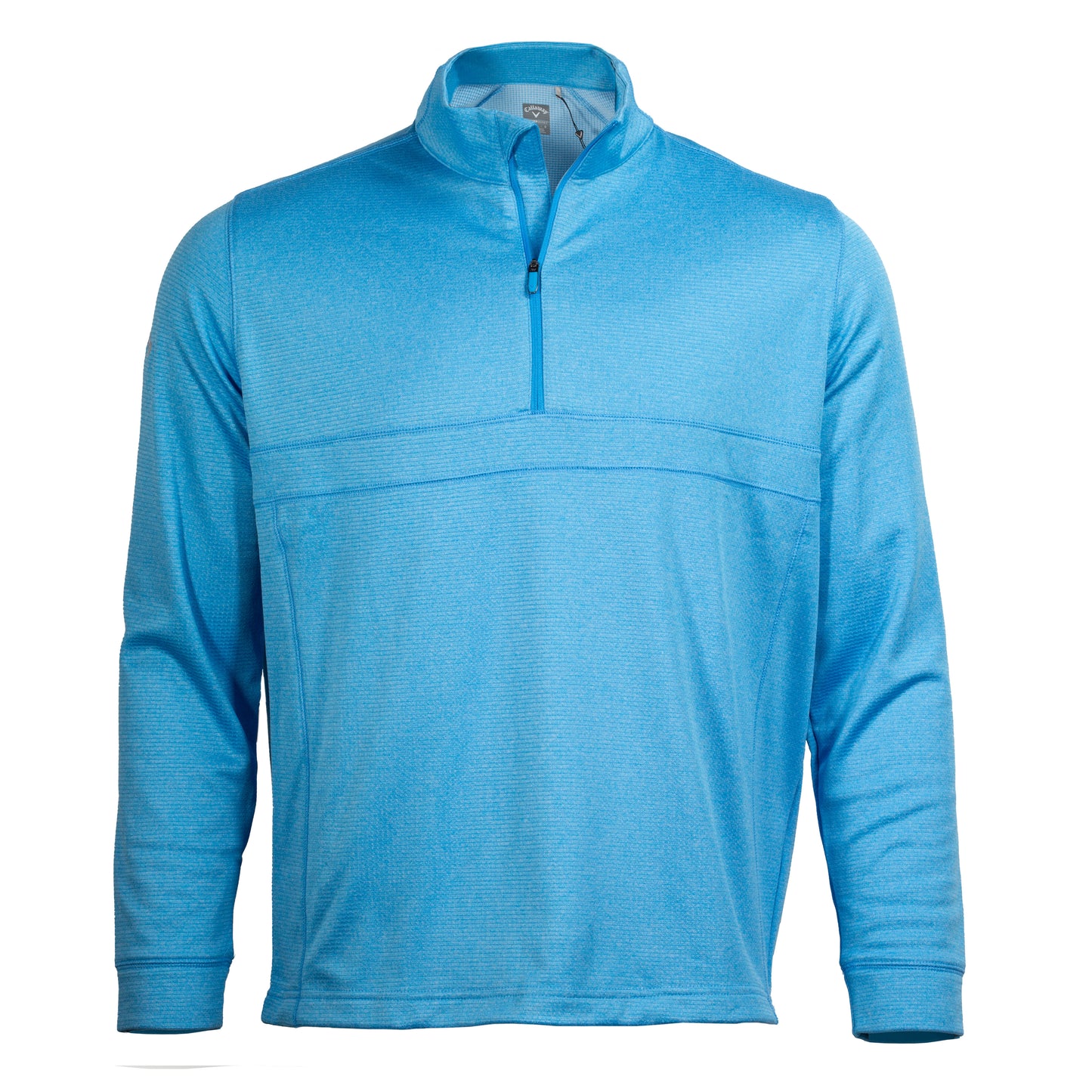 Callaway Waffle Midweight 1/4 Zip - Lt. Malibu Heather