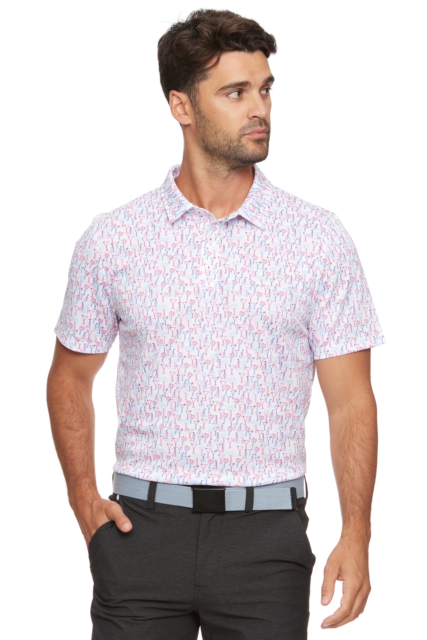 Flag And Anthem Exuma Printed Performance Polo