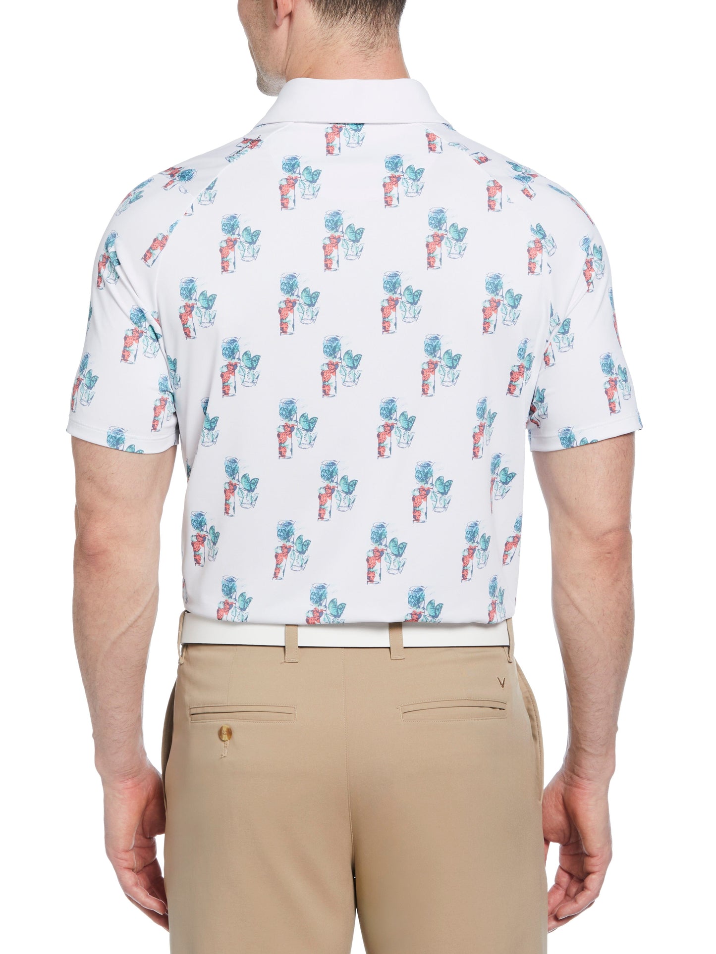 Callaway 19th Hole Drink Print Polo