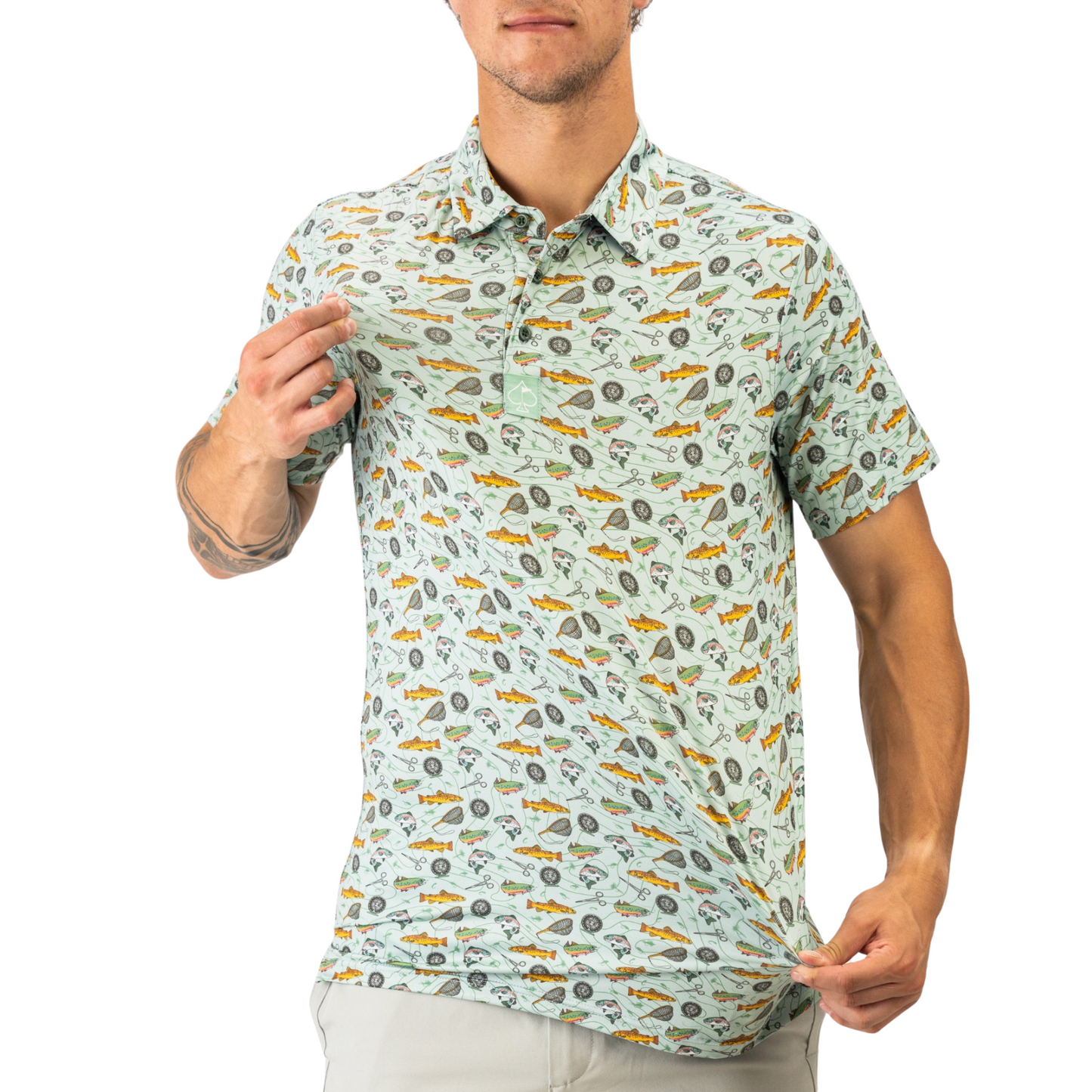 Pins & Aces - Catch & Release Polo