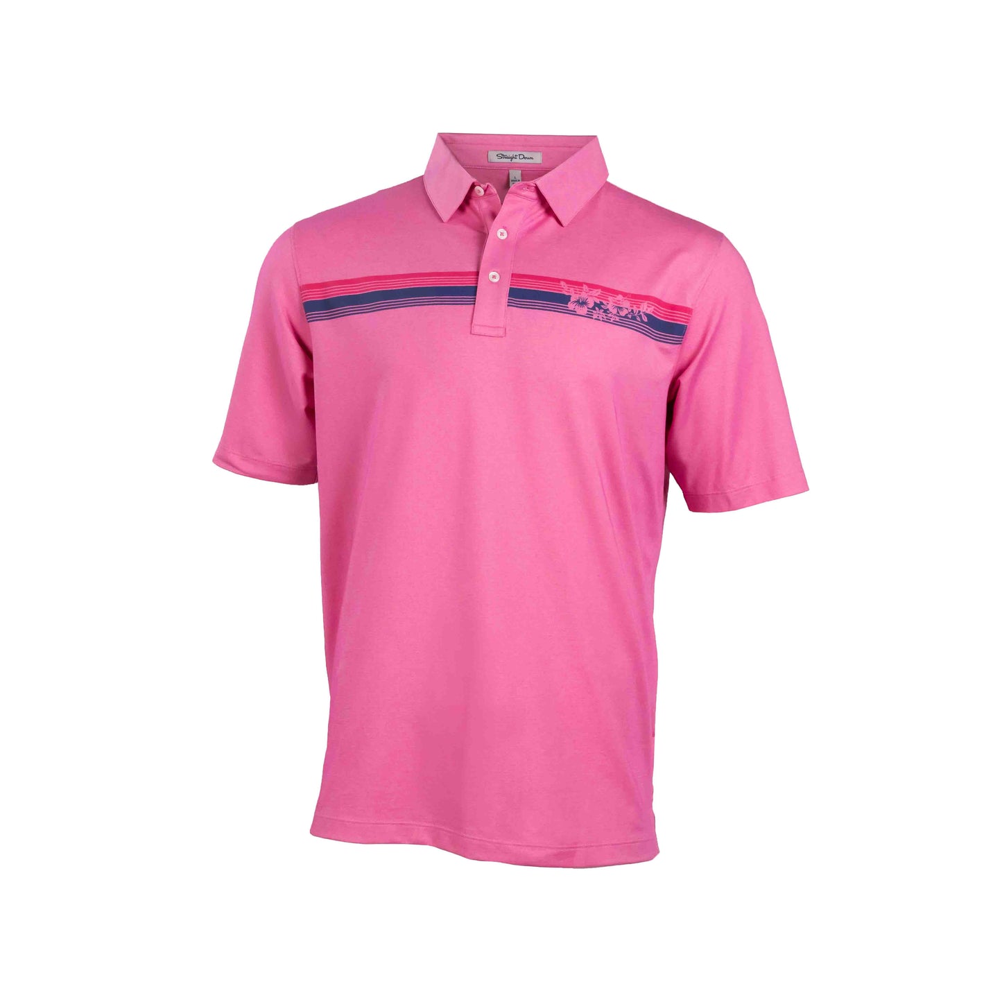 Straight Down Island Stripe Polo