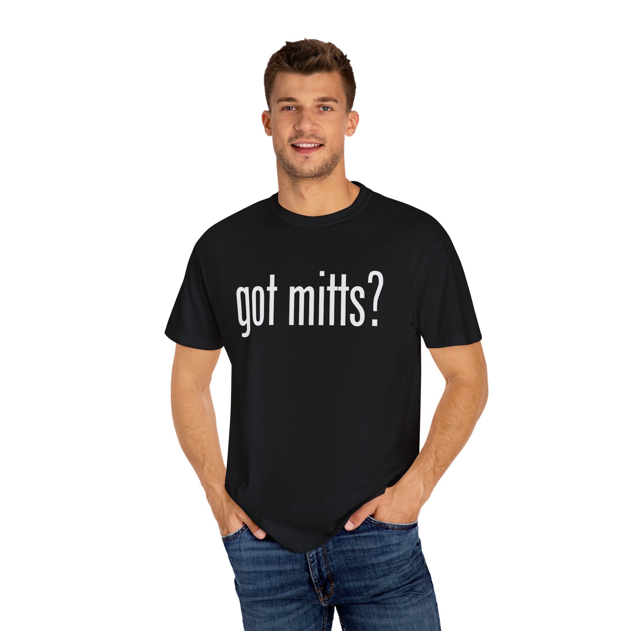 Image of Got Mitts? Black T-Shirt