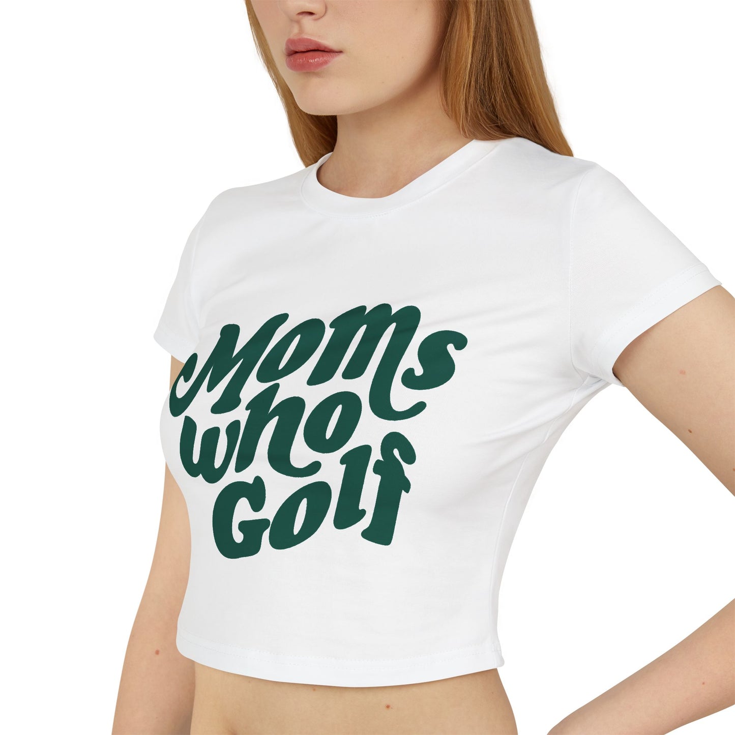 Moms Who Golf Cropped T-Shirt