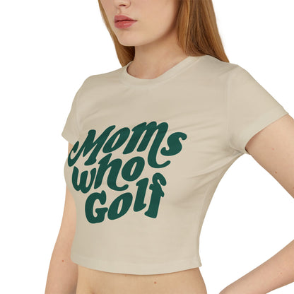 Moms Who Golf Cropped T-Shirt