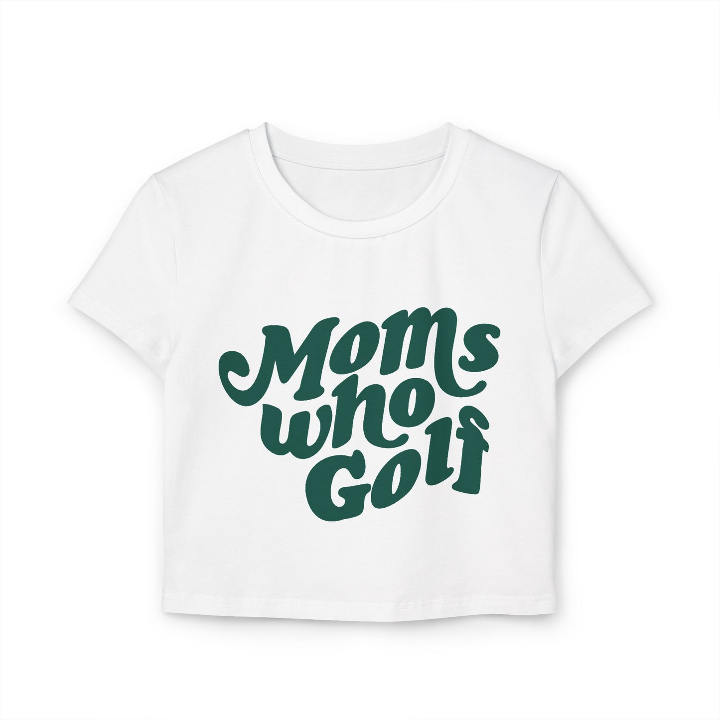 Moms Who Golf Cropped T-Shirt