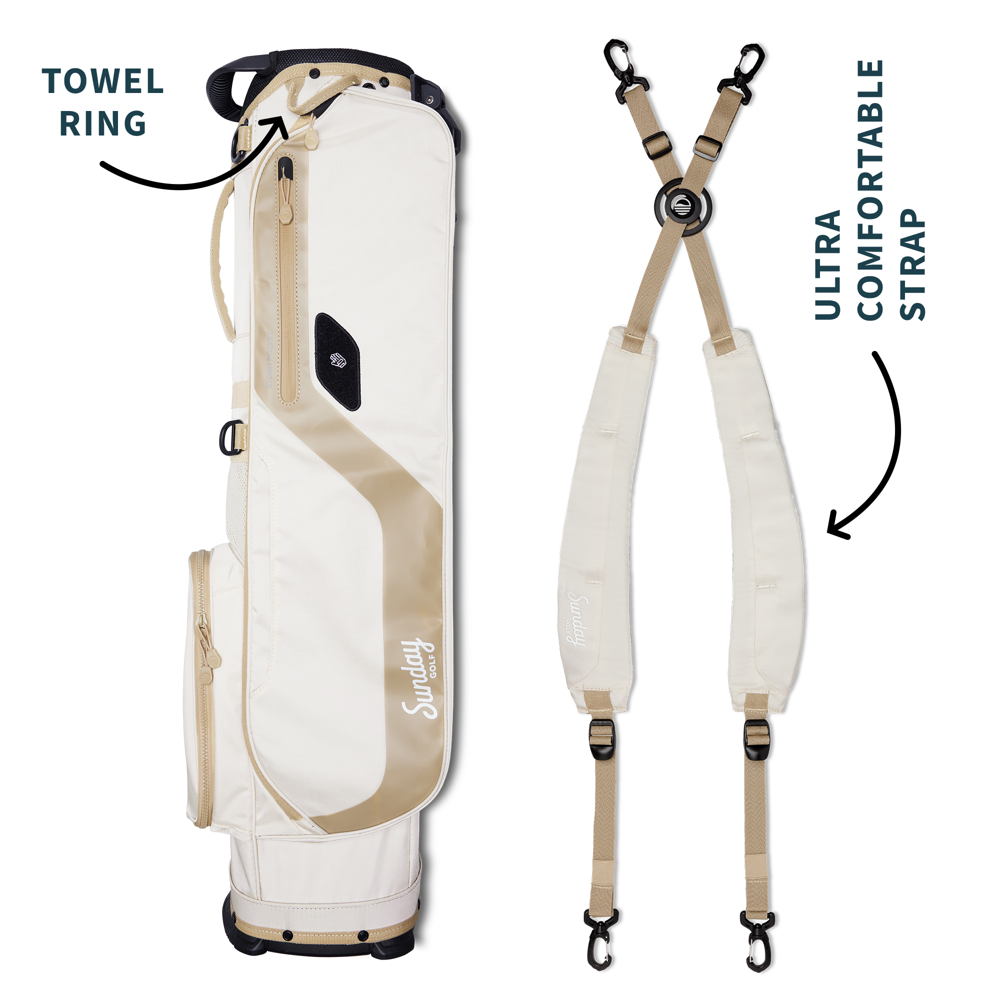 Image of El Camino | Toasted Almond Mid Size Stand Bag