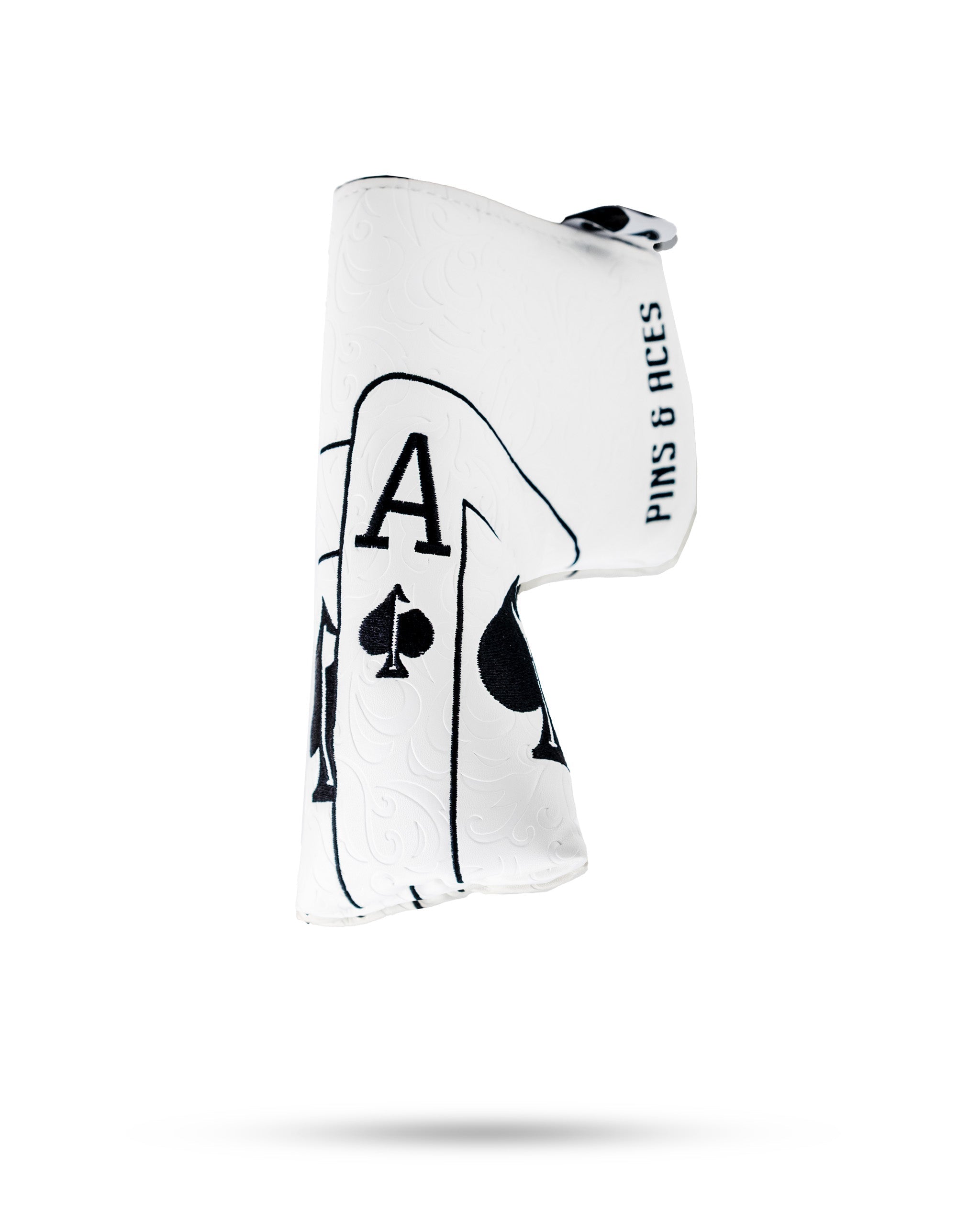 Image of White Out Ace of Spades - Blade Putter Cover