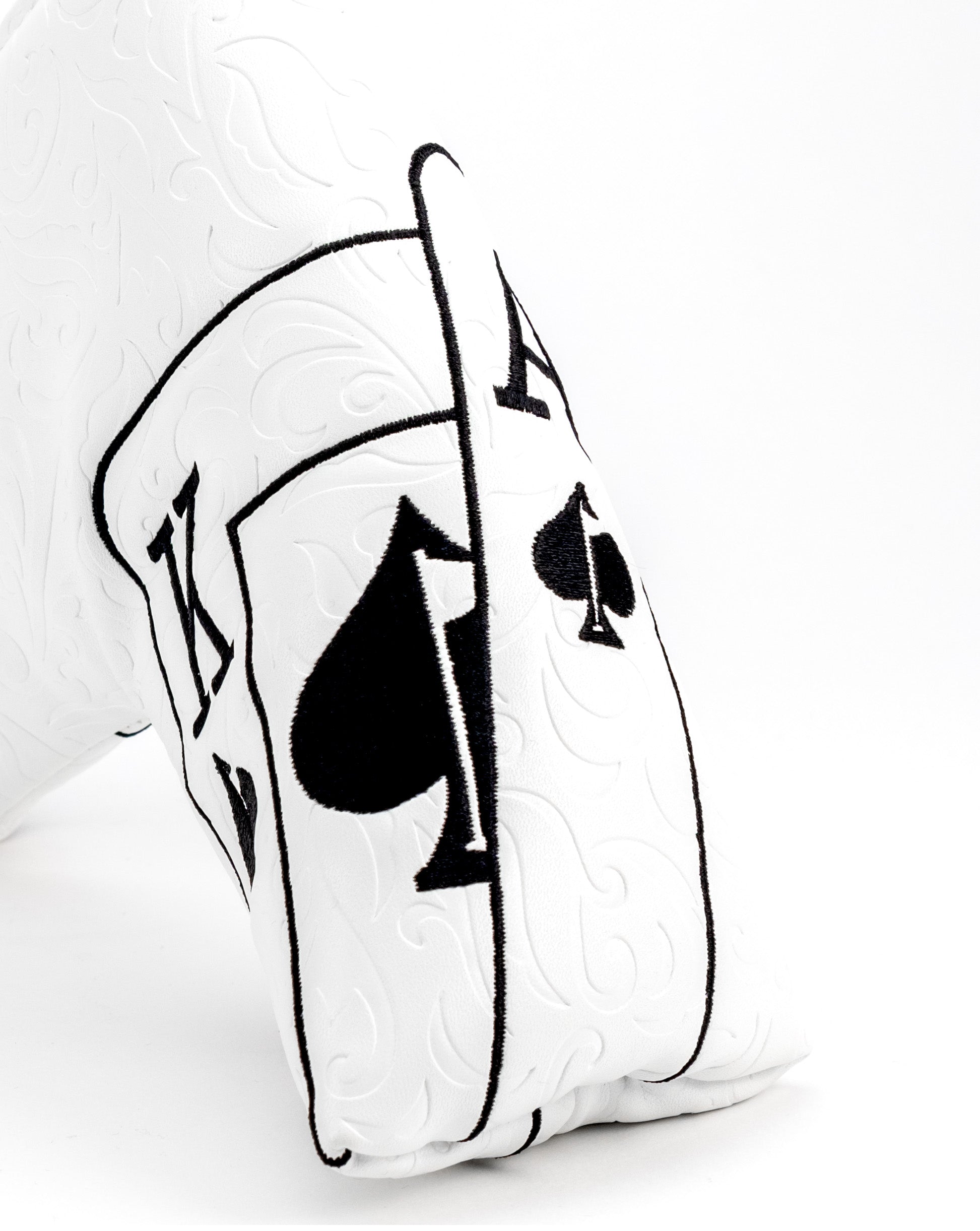 Image of White Out Ace of Spades - Blade Putter Cover