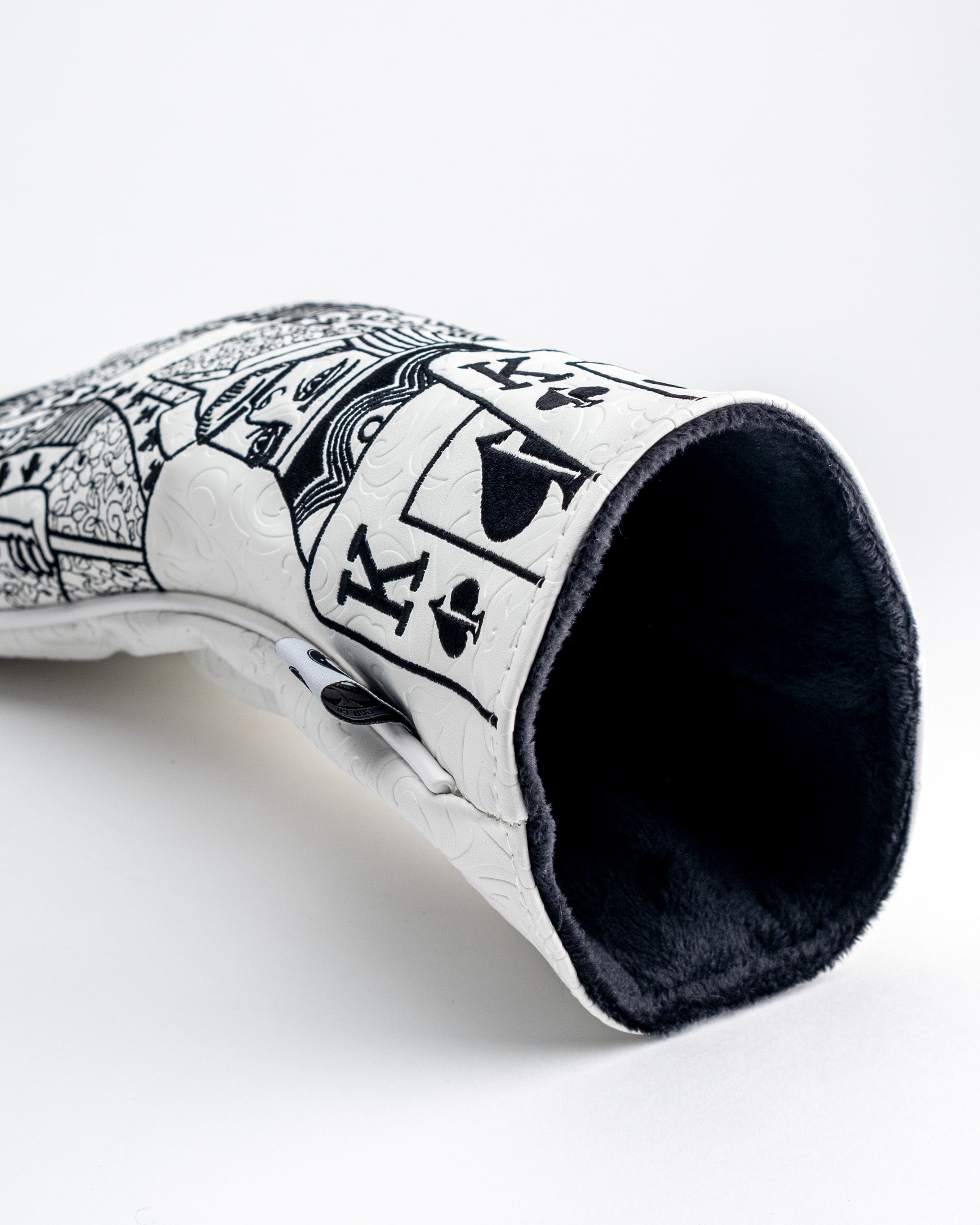 Image of White Out King of Spades - Driver Cover