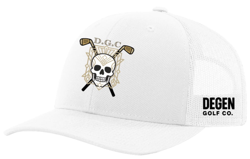Image of Geometric Skull Snapback