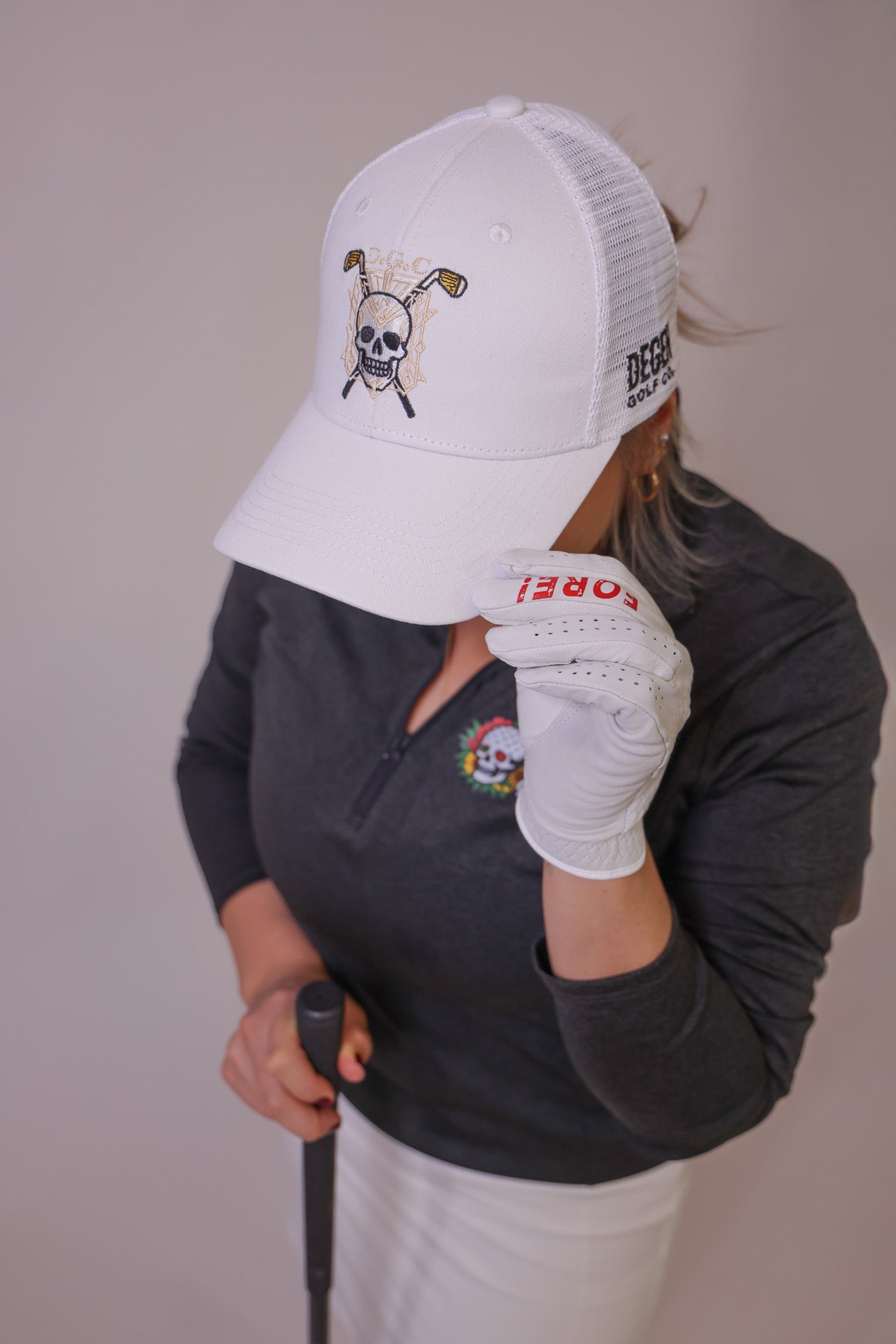 Image of Geometric Skull Snapback