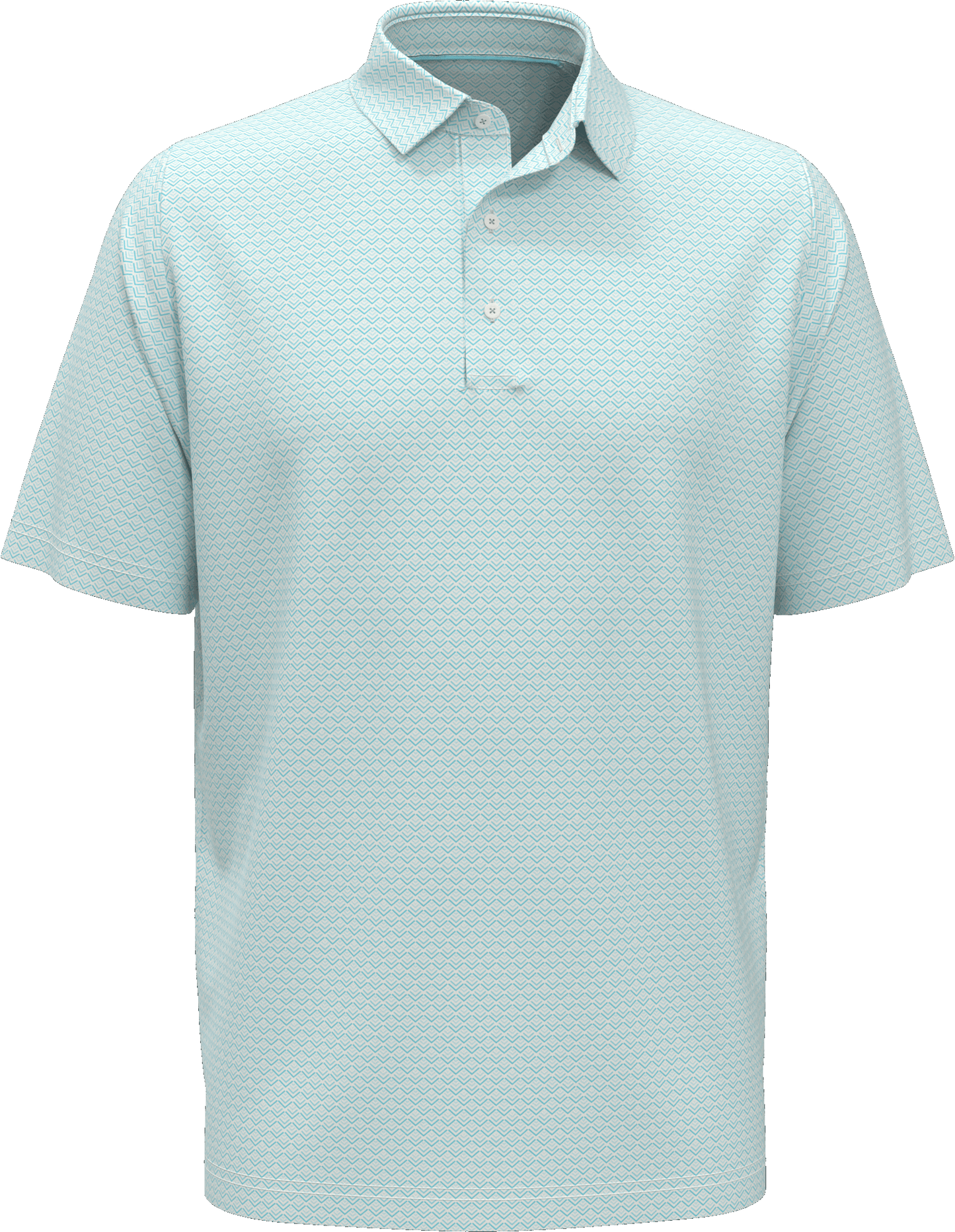 Callaway All Over Gradient Chev Print Polo