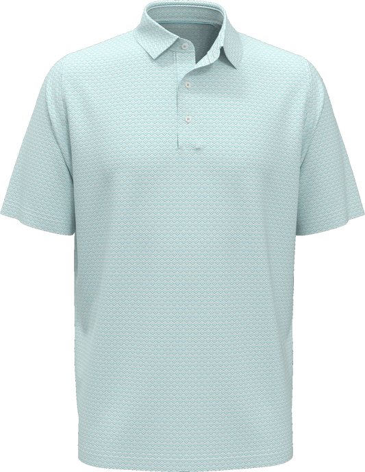Callaway All Over Gradient Chev Print Polo