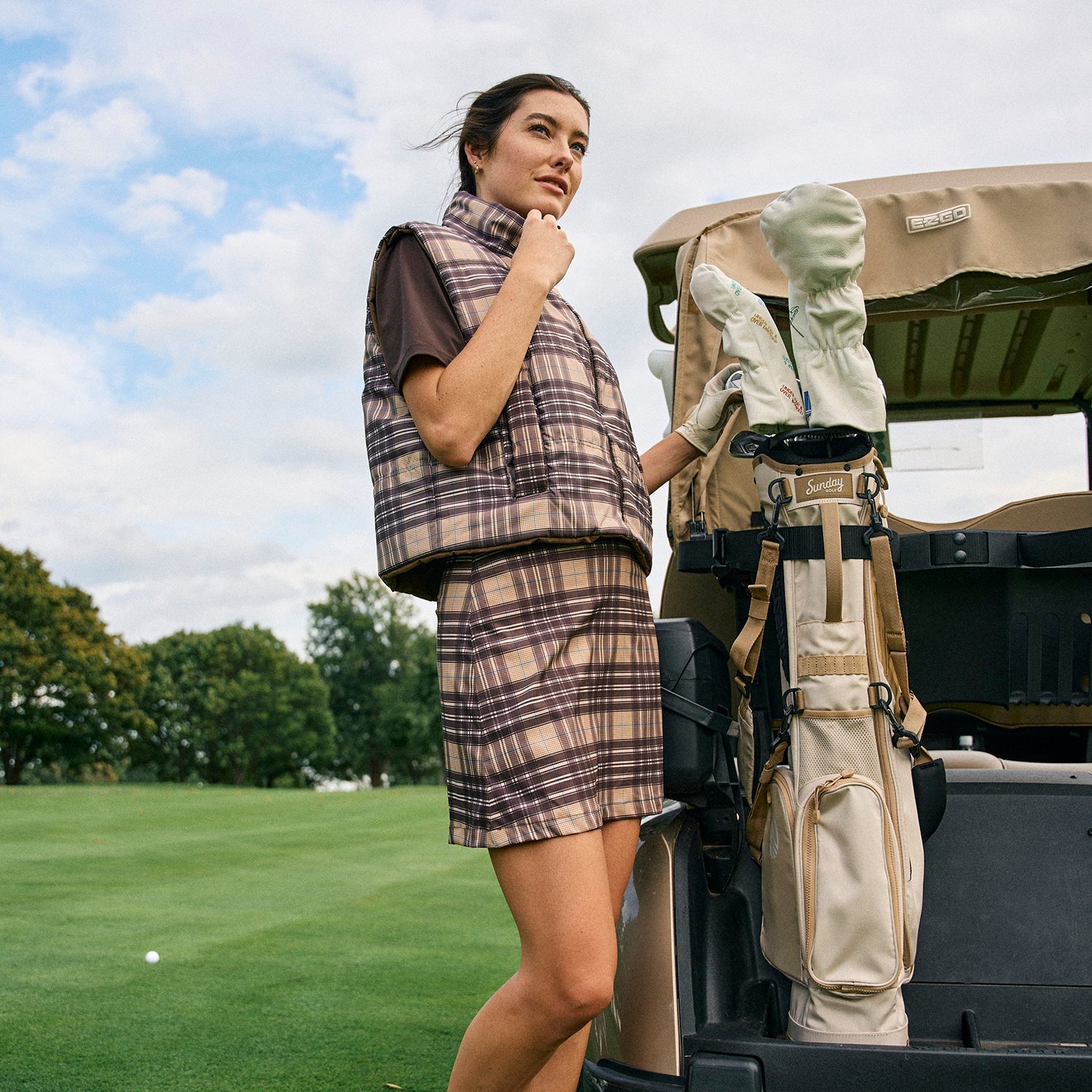 Image of El Camino | Toasted Almond Mid Size Stand Bag