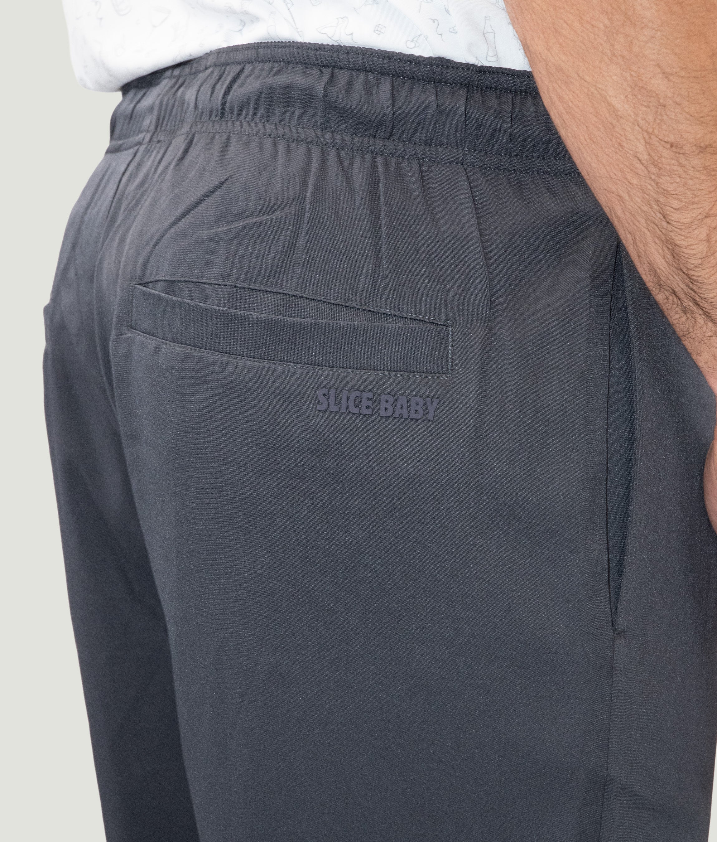 Image of Slice & Chill Casual Sports Shorts Graphite Gray