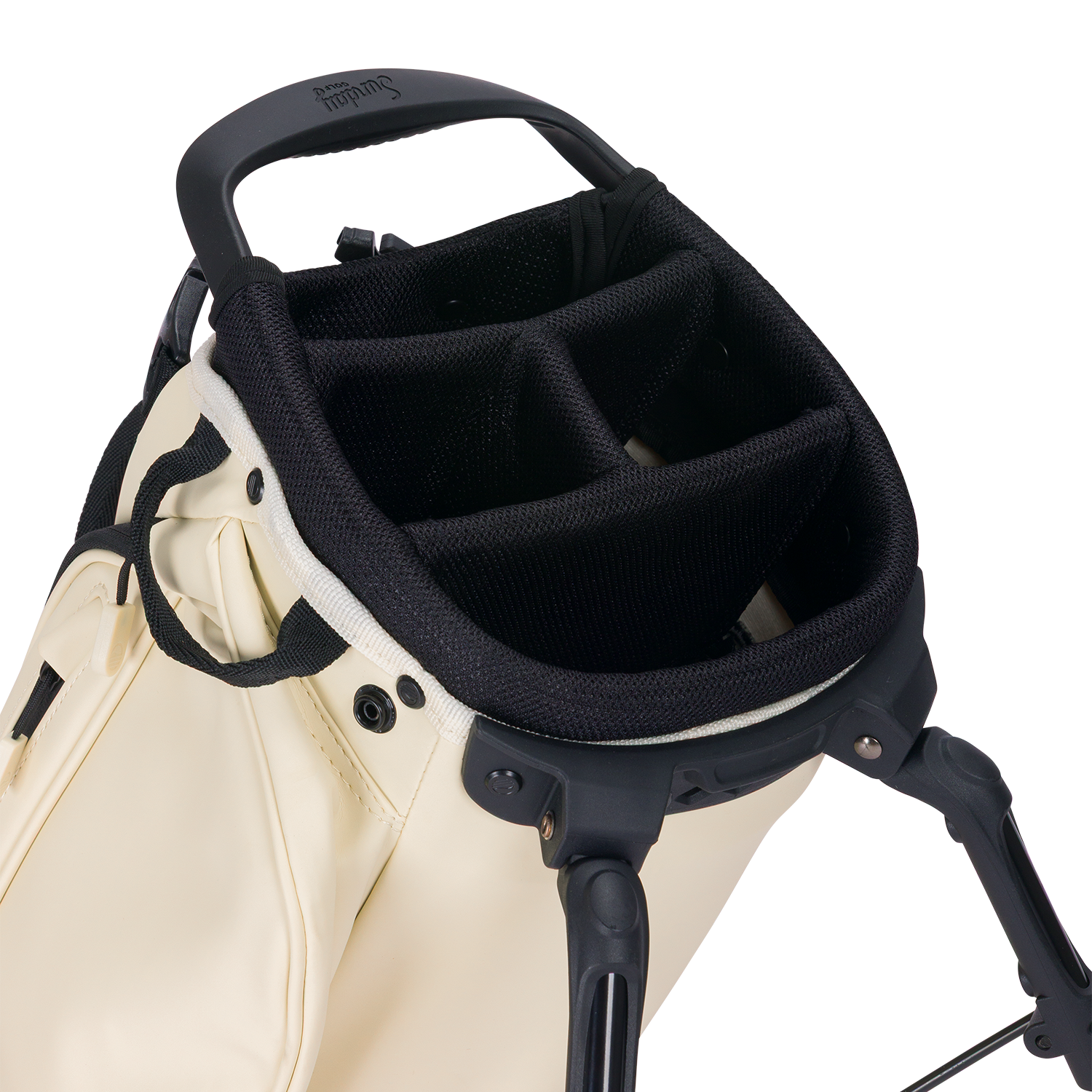 Image of El Camino S-Class | Cream Vegan Leather Mid Size Stand Bag