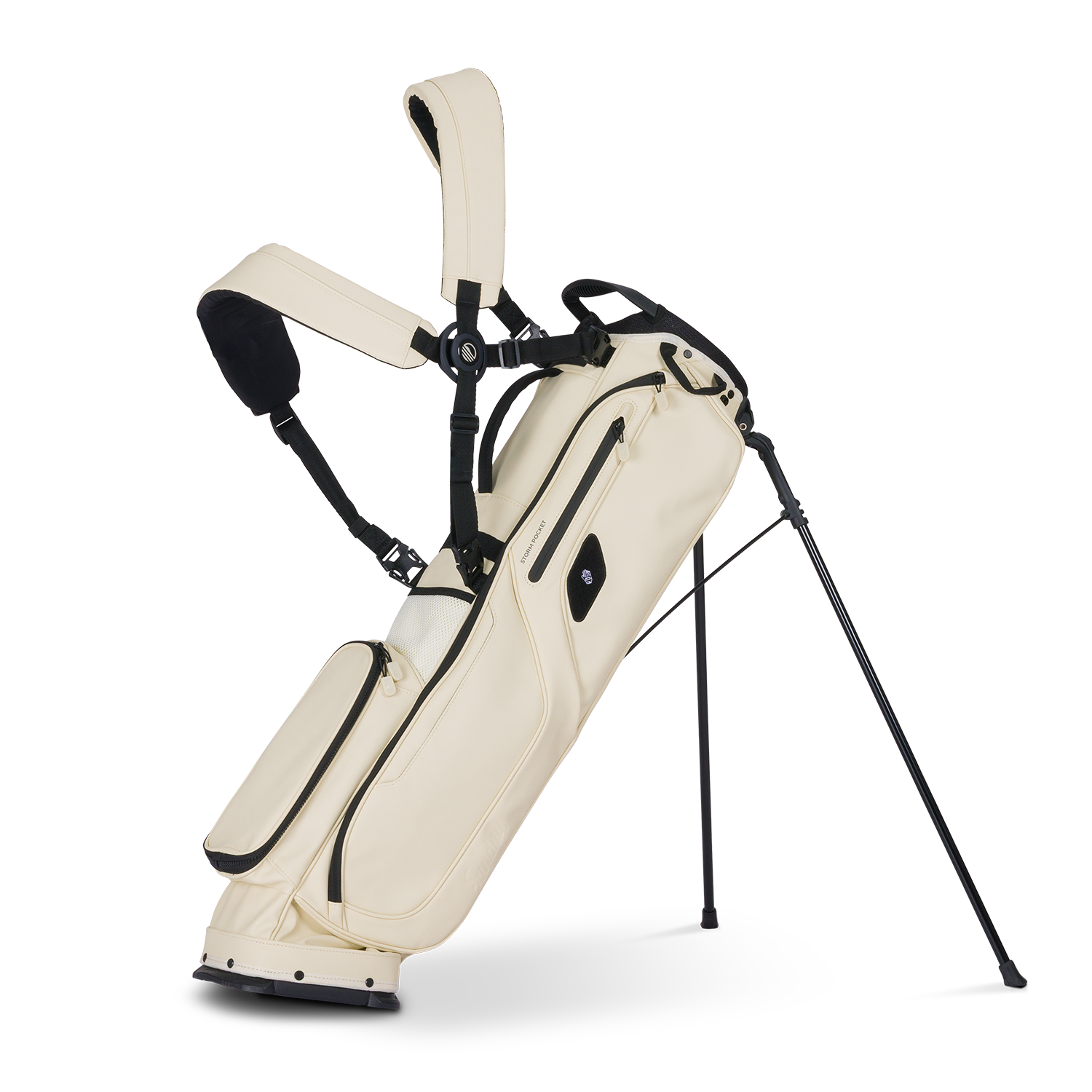 Image of El Camino S-Class | Cream Vegan Leather Mid Size Stand Bag