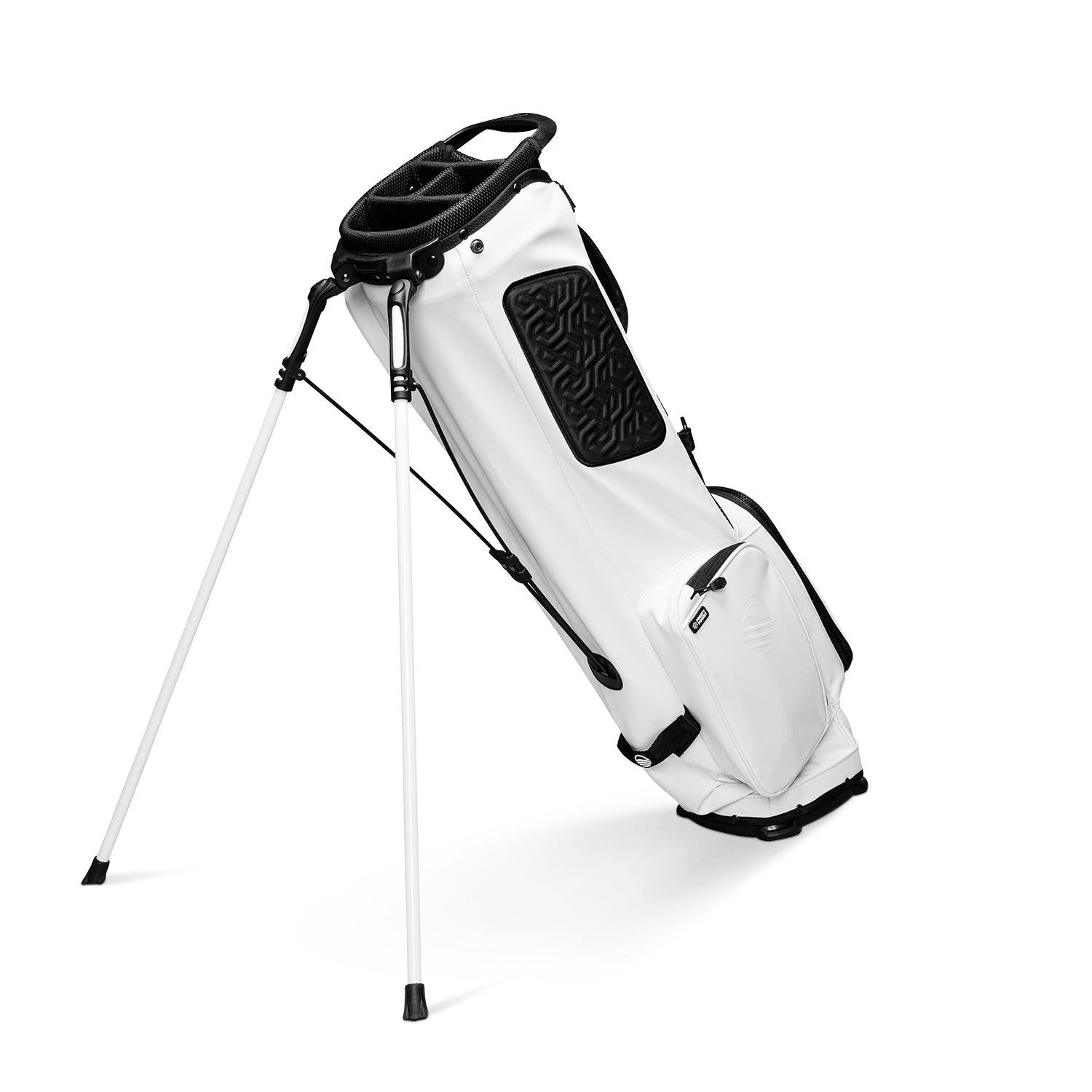 Image of El Camino S-Class | White Vegan Leather Mid Size Stand Bag