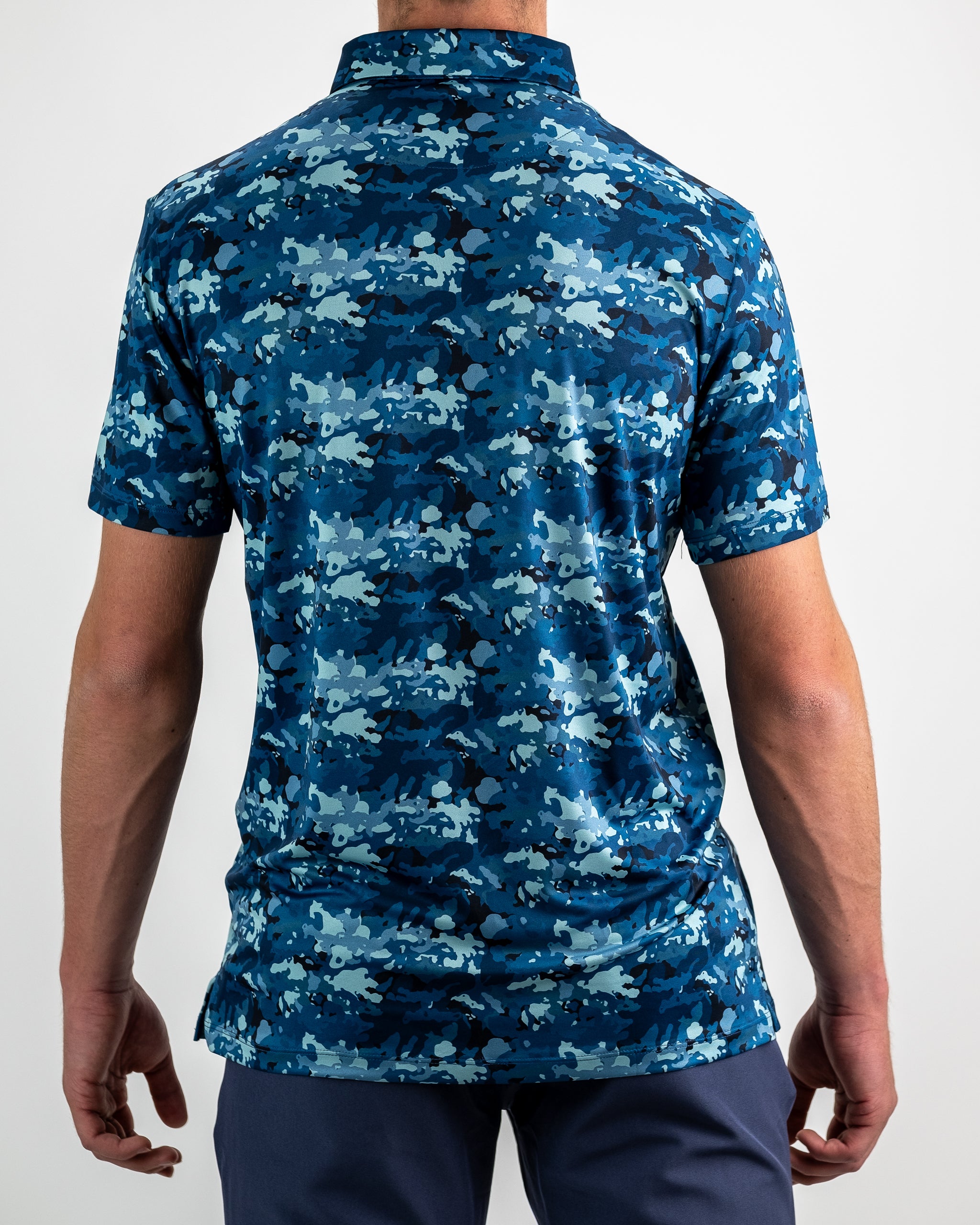 Image of Pins and Aces Electric Camo Polo