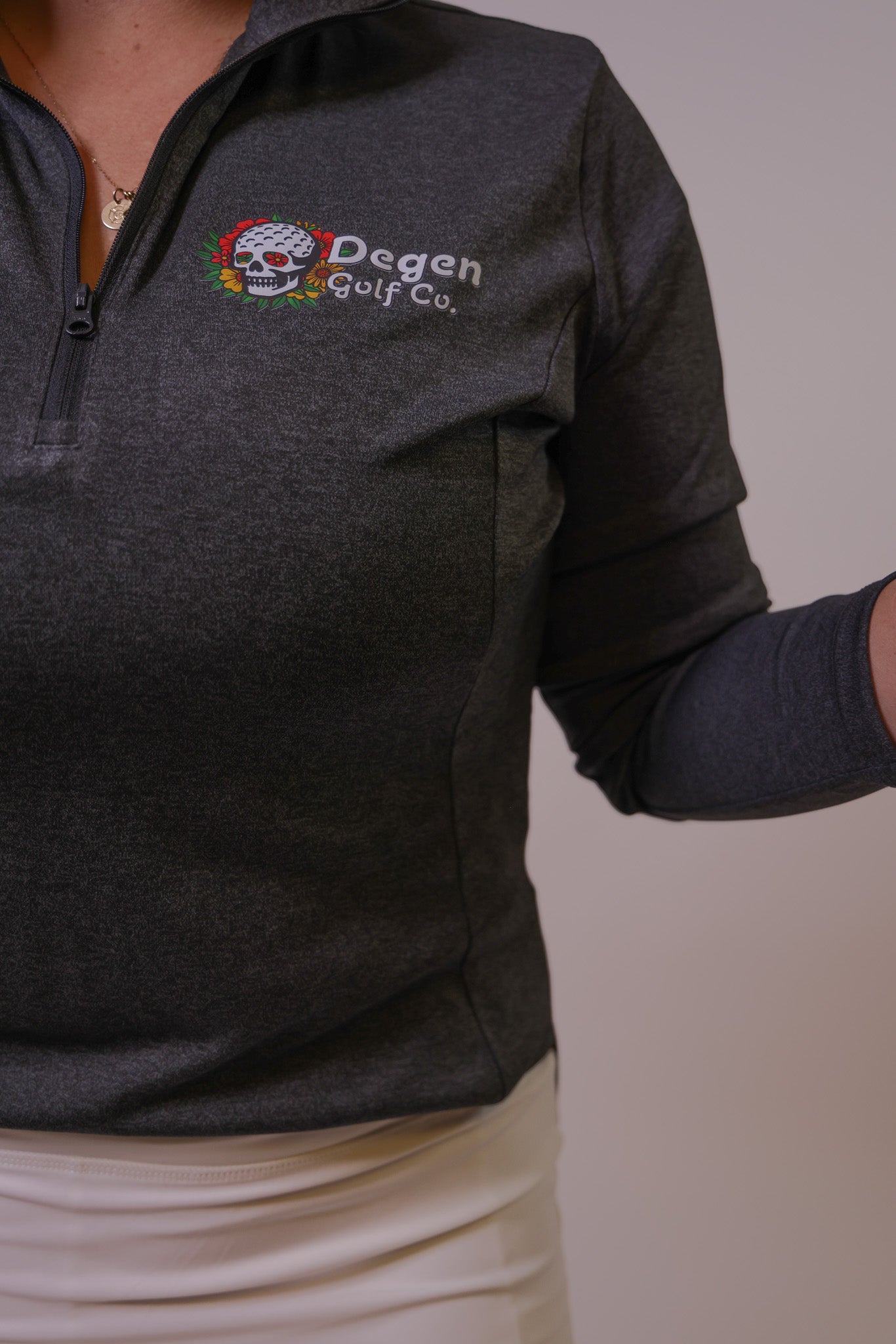 Image of Women’s Floral Degen Quarter Zip
