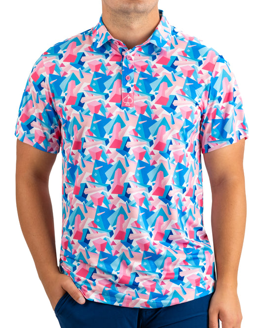 Pins and Aces Floating Geo Polo