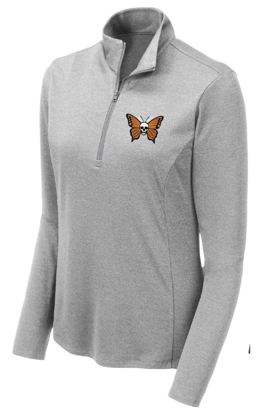 Image of Women’s Butterfly Skull Quarter Zip