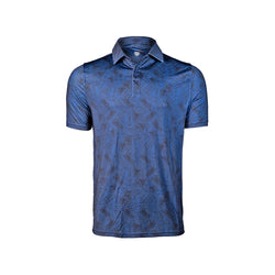 Graham Luxe Gage Polo- Blue Depths/Jet Black