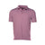 Graham Luxe Drift Stripe Polo - Burgundy