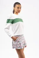 The Peggy Sweatshirt - White/Boxwood