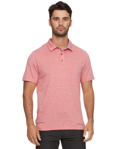 Flag And Anthem Wilmington Stripe Performance Polo