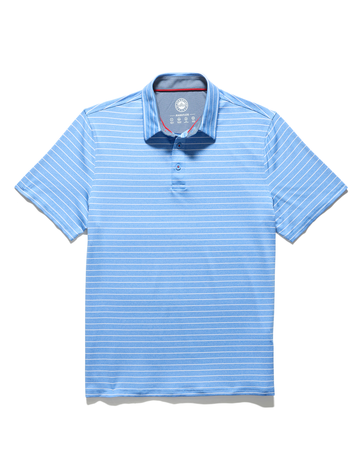 Image of Flag And Anthem Wilmington Stripe Performance Polo