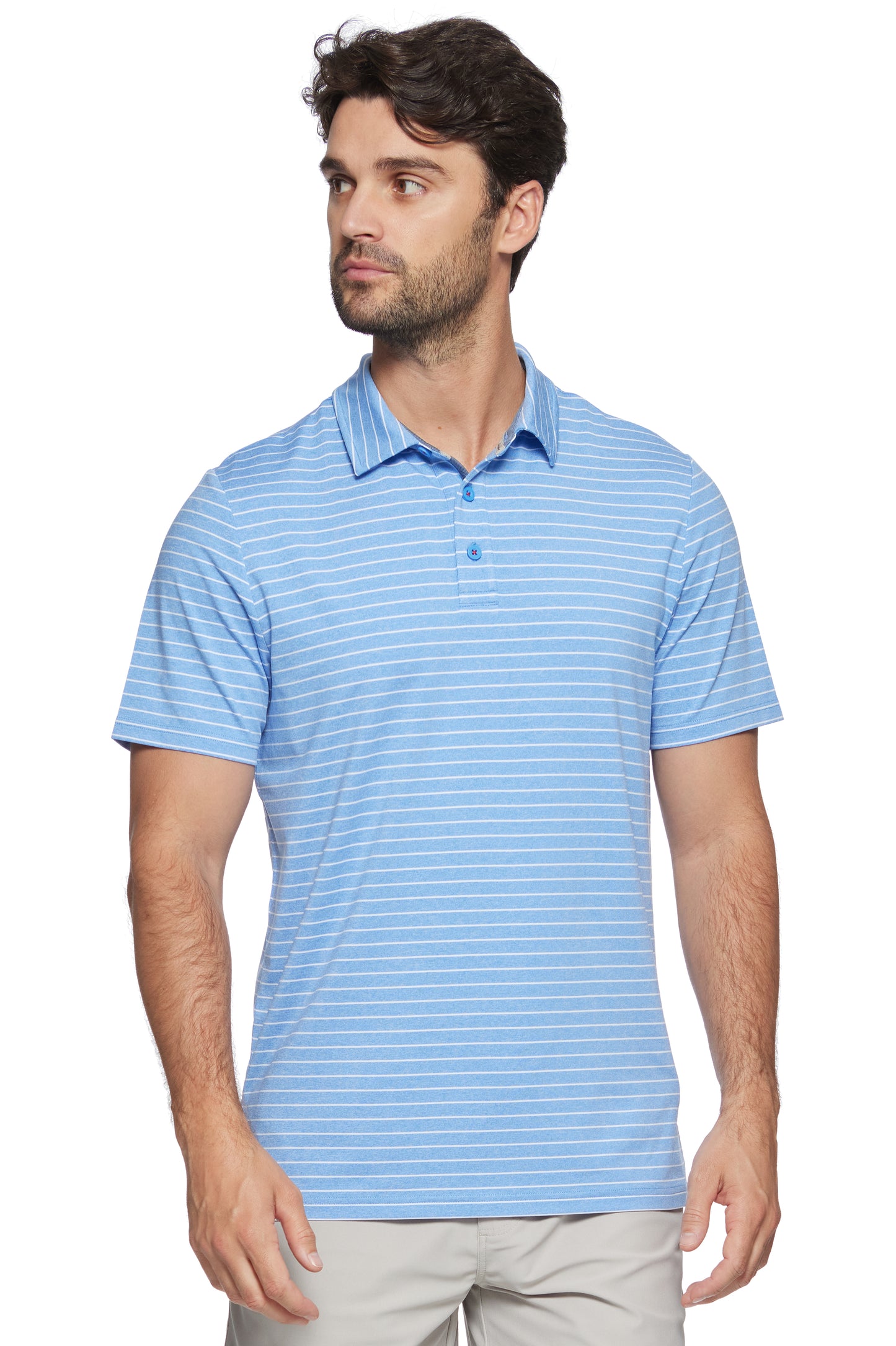 Flag And Anthem Wilmington Stripe Performance Polo