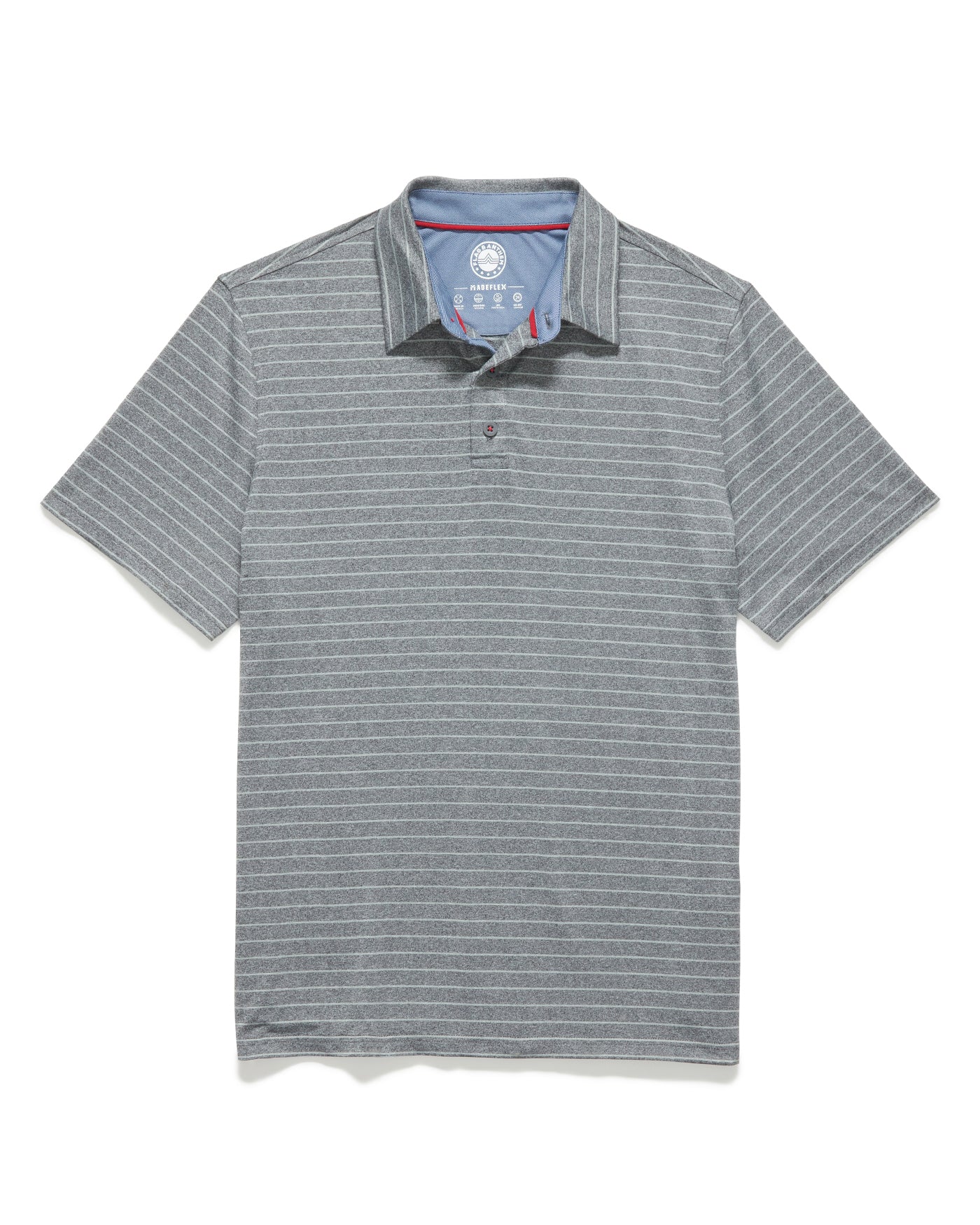 Image of Flag And Anthem Wilmington Stripe Performance Polo