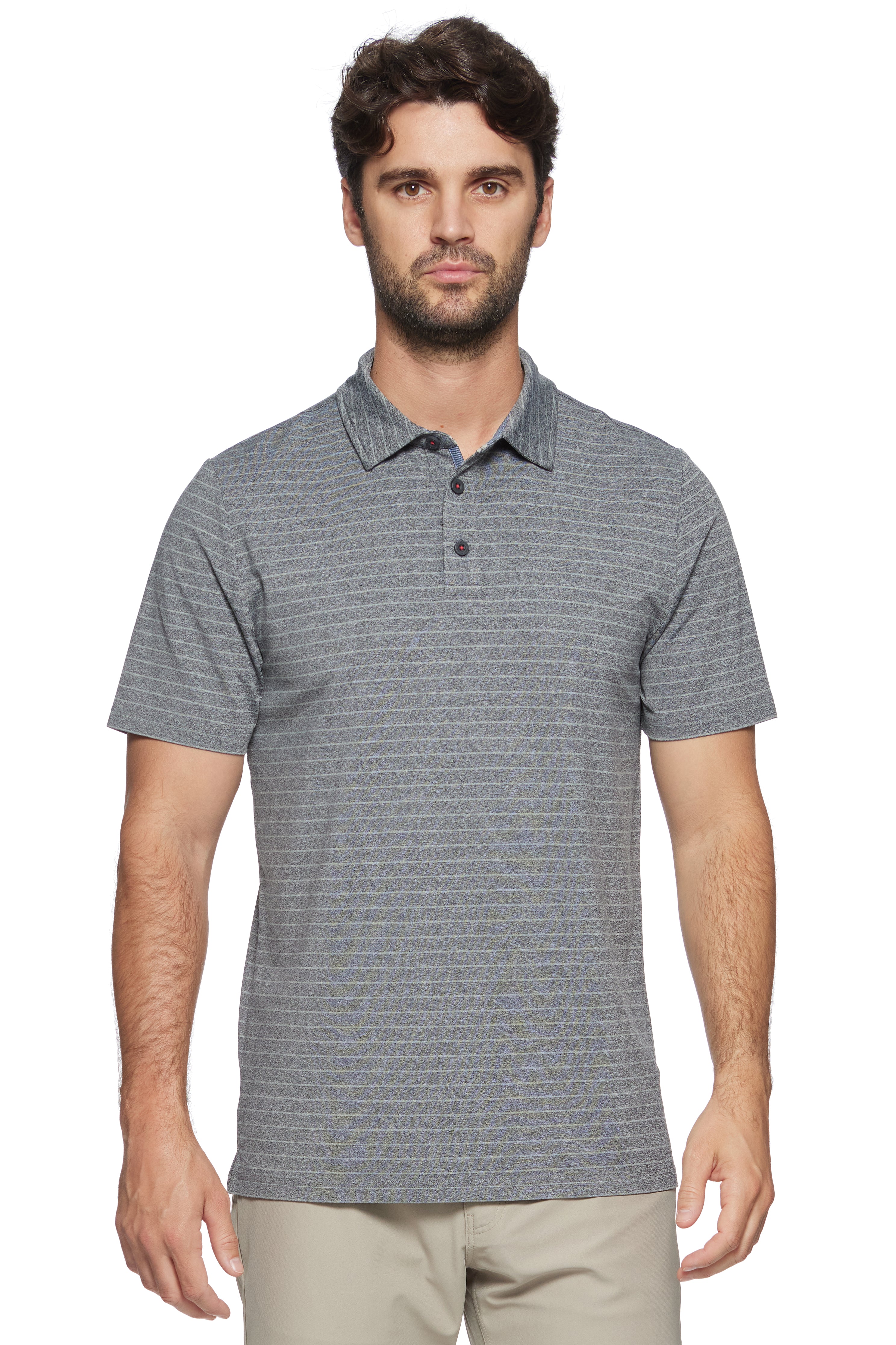 Image of Flag And Anthem Wilmington Stripe Performance Polo