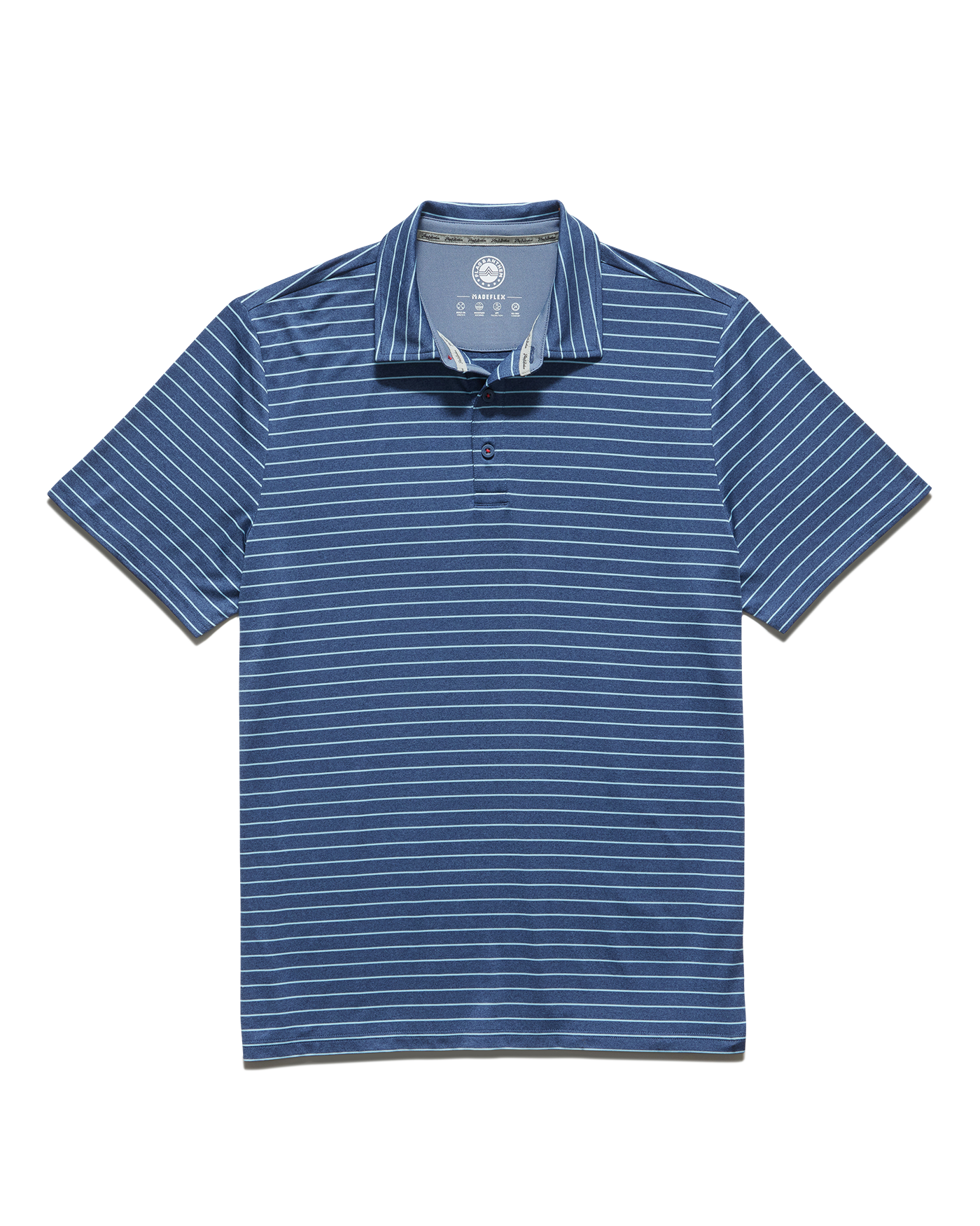 Image of Flag And Anthem Wilmington Stripe Performance Polo