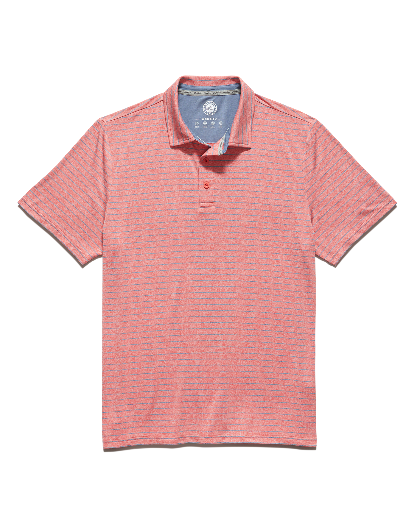 Image of Flag And Anthem Wilmington Stripe Performance Polo