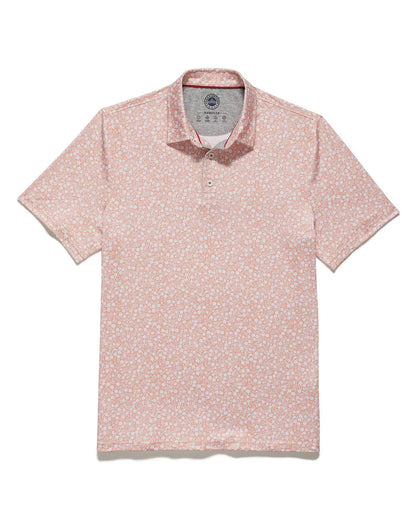 Flag And Anthem Cobbtown Floral Print Performance Polo