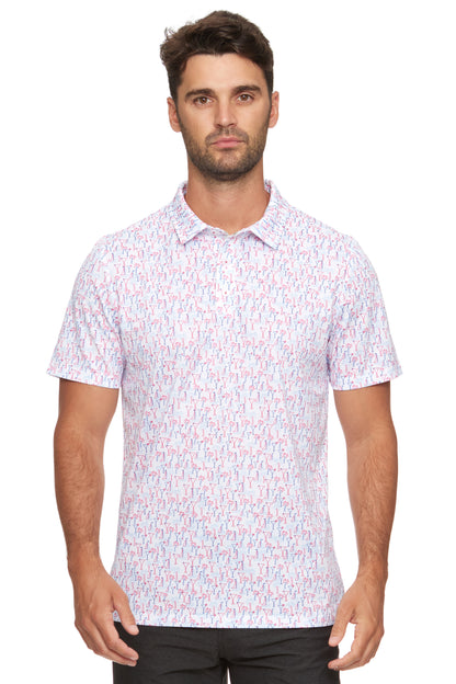 Flag And Anthem Exuma Printed Performance Polo