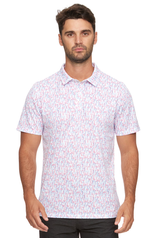 Flag And Anthem Exuma Printed Performance Polo