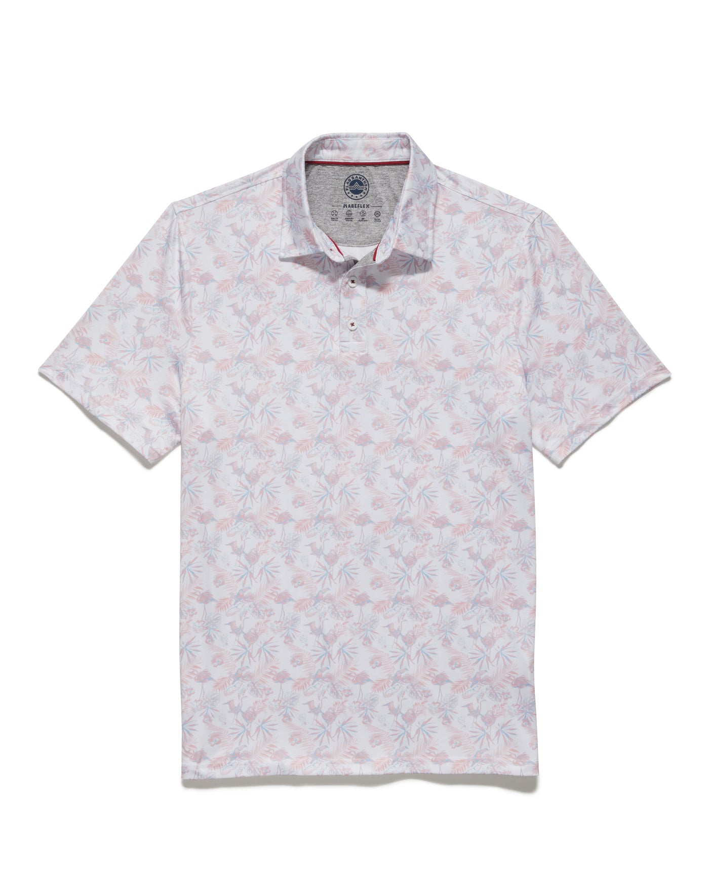 Flag And Anthem Pasadena SS Toucan Print Performance Polo
