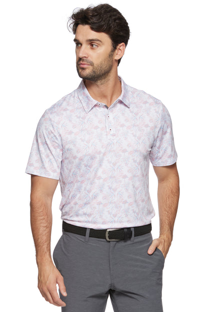 Flag And Anthem Pasadena SS Toucan Print Performance Polo