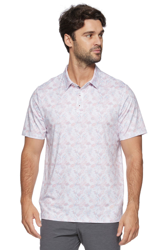 Flag And Anthem Pasadena SS Toucan Print Performance Polo