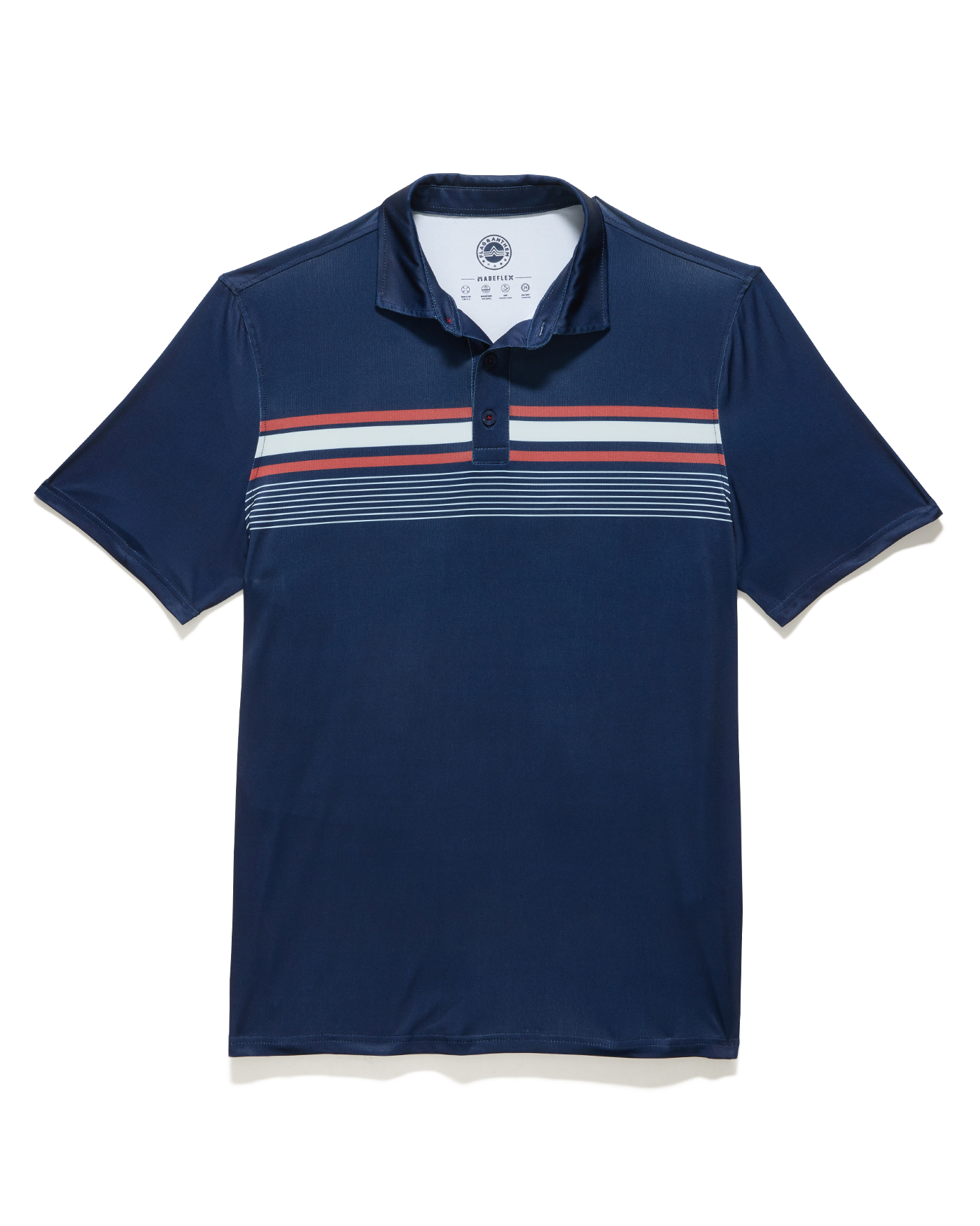 Flag And Anthem Warwick Chest Stripe SS Performance Polo