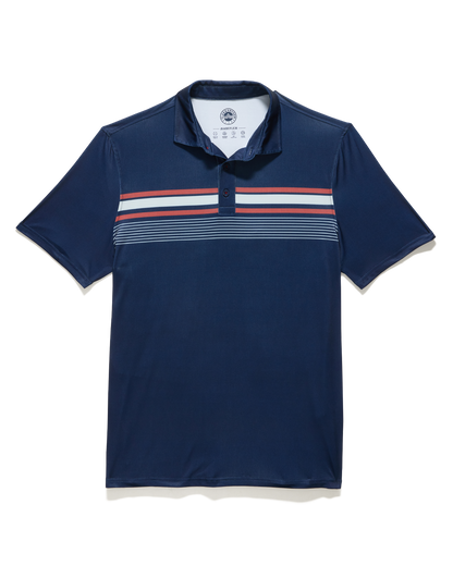 Flag And Anthem Warwick Chest Stripe SS Performance Polo