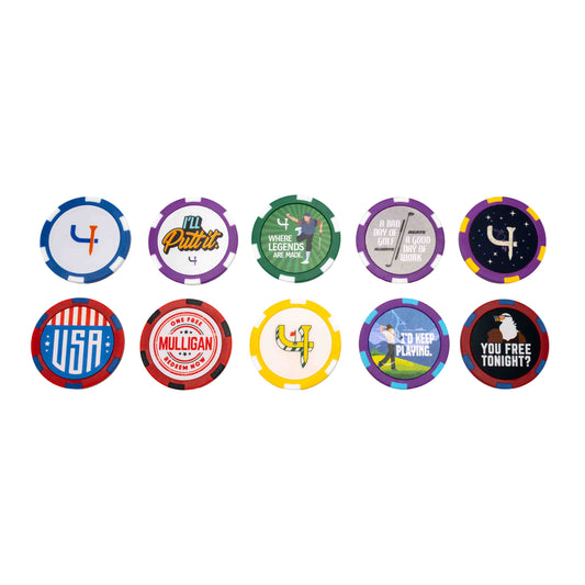 10- Pack Mystery Poker Chip Bundle