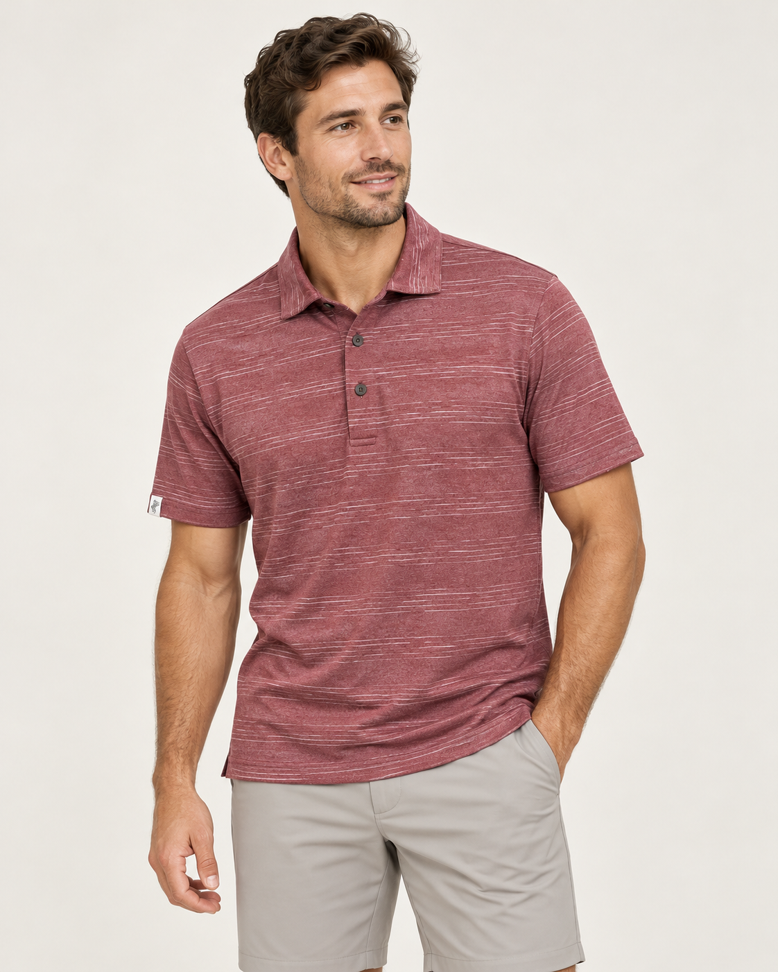 Image of Broken Space Dye Polo