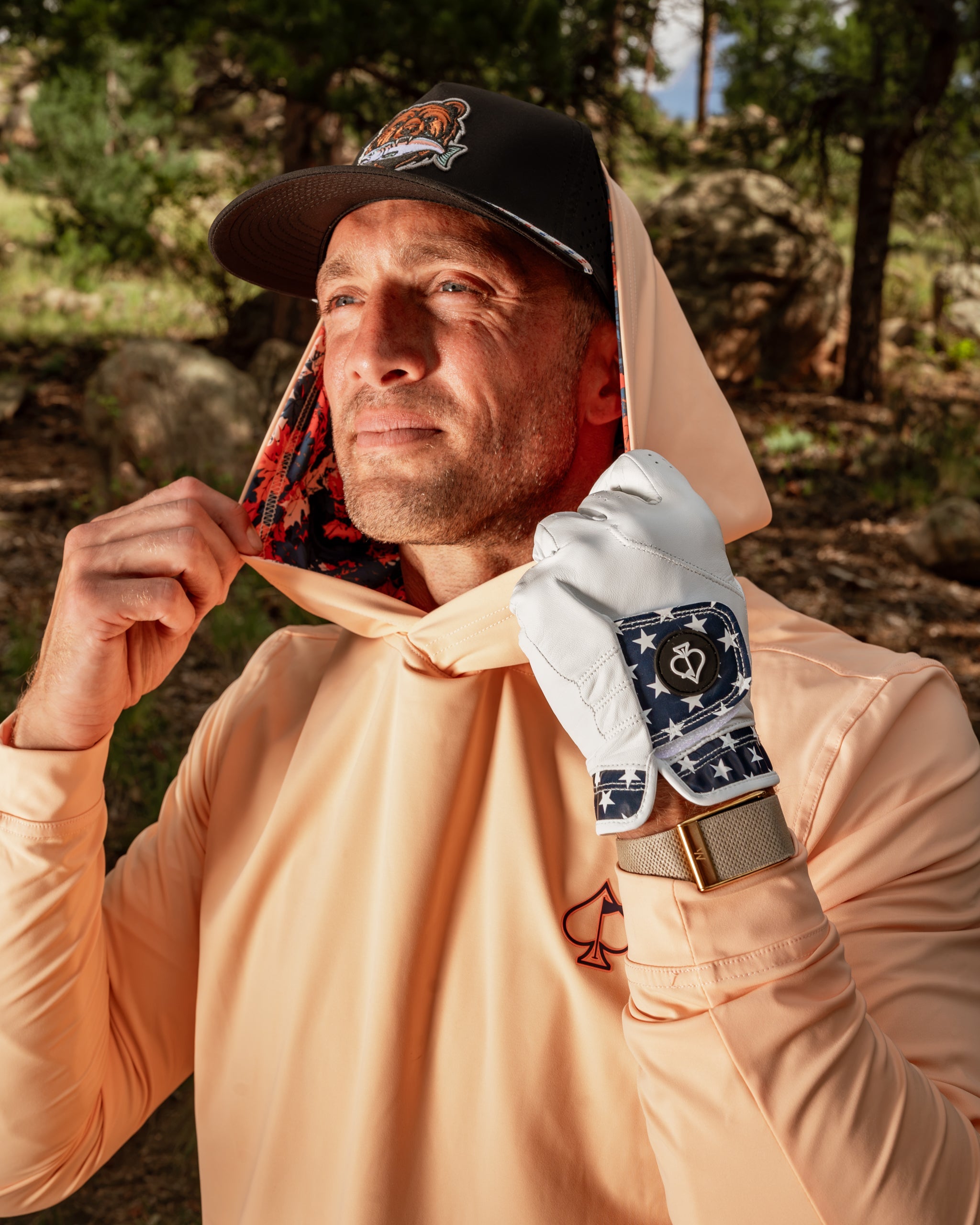 Image of Performance Golf Hoodie - Autumn Leaves