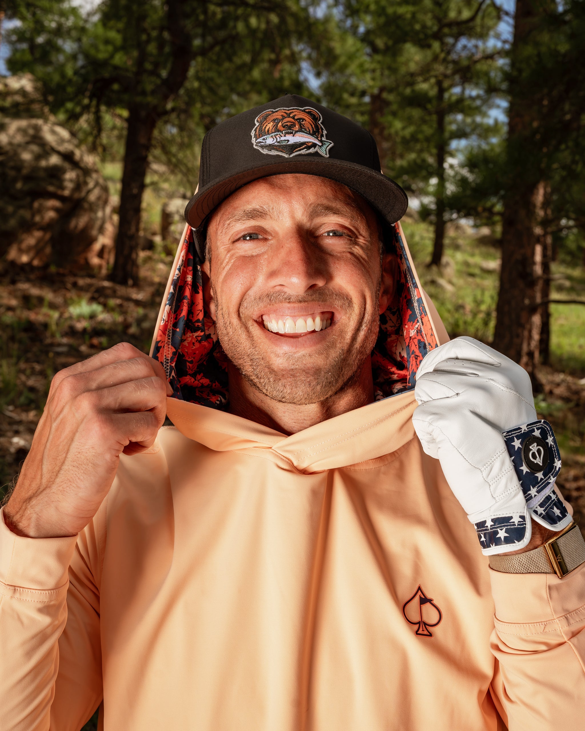 Image of Performance Golf Hoodie - Autumn Leaves
